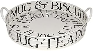 Emma Bridgewater Black Toast Large Round Tray with Handles