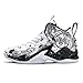 Bawcud Men's Basketball Shoes No-Slip Breathable Outdoor Shoes Women's Fashion Graffiti Training Shoes
