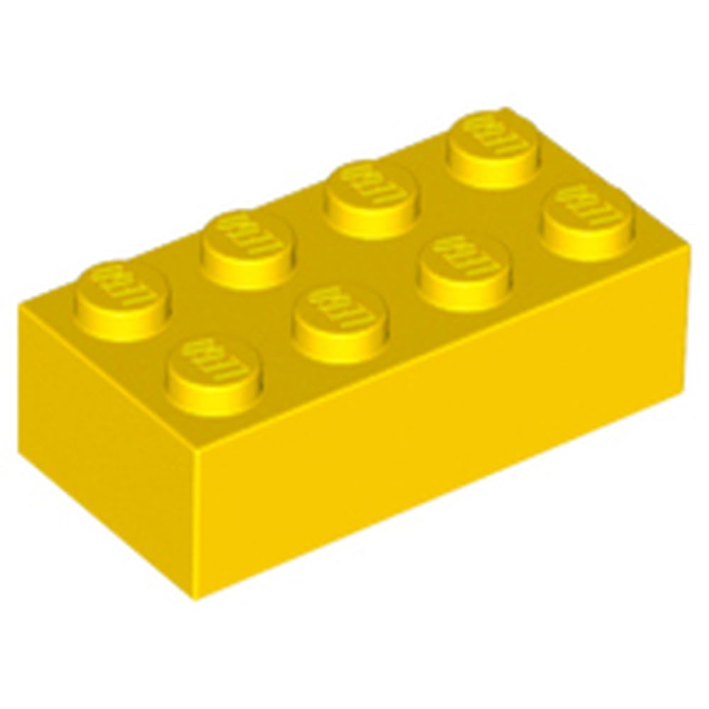 LEGO Classic Brick 2x4, Part 3001, Building Block, Part 3001, Choose Your Colour (Yellow, 10, Bricks) — image 1