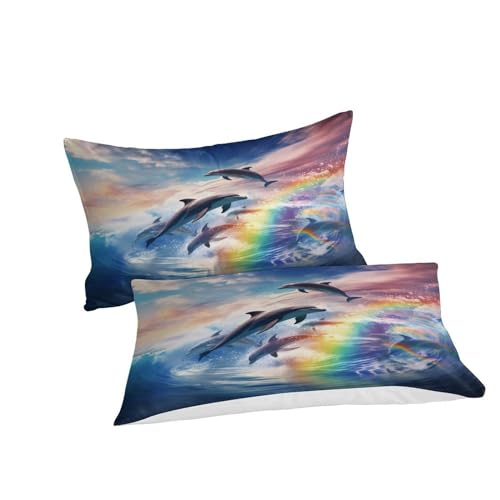 Housse de couette dauphin microfibre douce contre la transpiration - 5