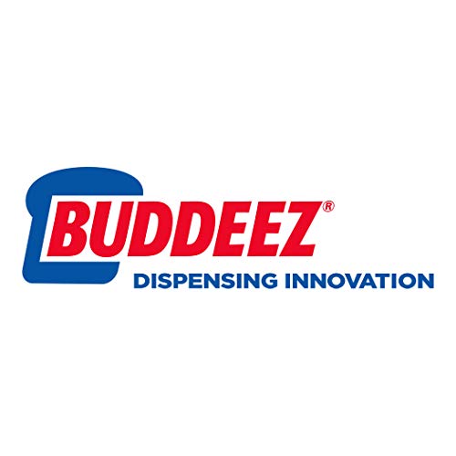Image of Buddeez Multi-Purpose Hardware Storage Bins Bits and Bolts Small Storage Containers, Hardware Organizers, Clear Containers With Blue Stackable Lids, Bolt and Screw Organizer (1 Quart - 8 Pack)
