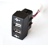 12 V 24 V, Max 3 A 12/24 V Max 3 A Dual USB cargador para camión Actros MP4 de septiembre de \'11 - de octubre de\' 16 MP4 puerto OEM Fit