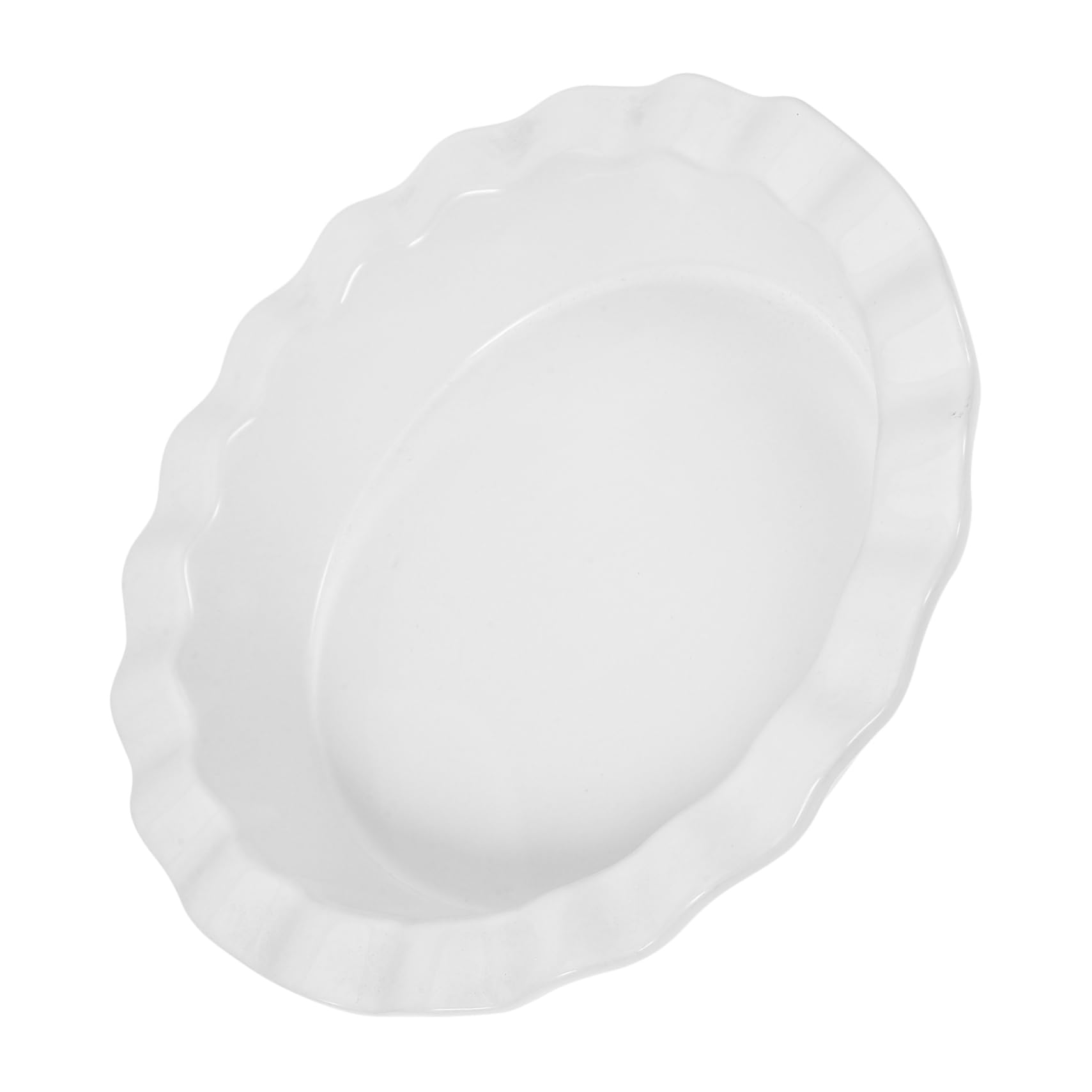 Runde Keramik Kuchenform Weiß Multifunktionale Ofenplatte Backform zum Backen von Torten und Pizza Wiederverwendbares Küchenbackblech für Zuhause