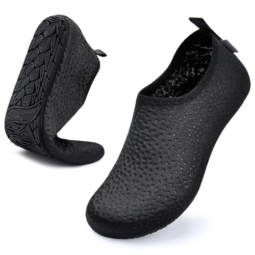 Image of WateLves Womens and Mens Kids Water Shoes Barefoot Quick-Dry Aqua Socks for Beach Swim Surf Yoga Exercise