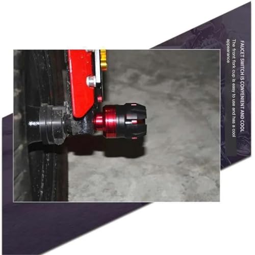 Copa anticaída para moto que evita roturas en la horquilla de aluminio 2