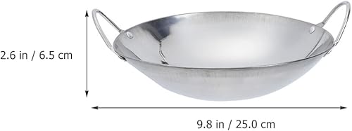 Miniatura 2 de Luxshiny Sartén de metal Inducción Olla Caliente Doble Cocina Mango Hogar Cocina Esencial