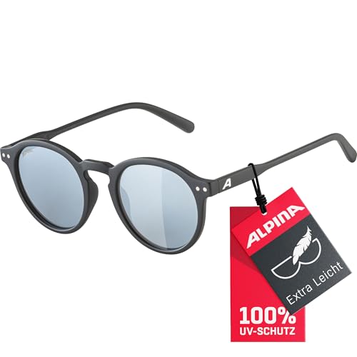 ALPINA Sneek - Stylische Sonnenbrille für Erwachsene, black matt