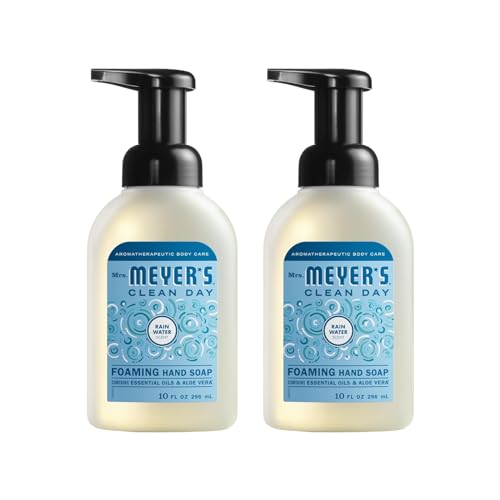 Mrs. MEYER'S CLEAN DAY foaming Hand Soap, Rainwater Scent 10 Fl Oz (Pack of 2) image 5