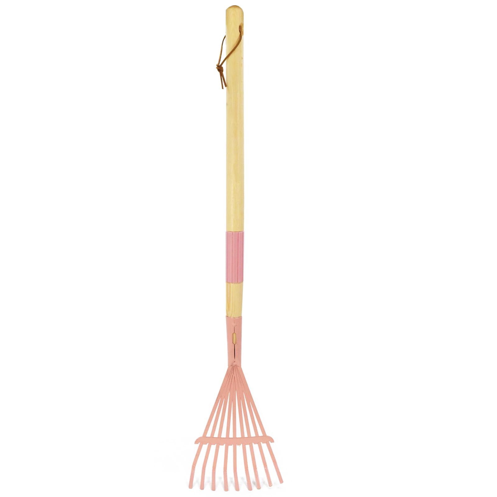 Petit râteau à feuilles pour enfants dents en métal contre outils plastique cassés