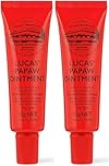 Lucas Papaw Ointment with Lip Applicator - Best Treatment for Chapped Lips, Minor Burns, Sunburn, Cuts, Insect Bites and Diaper Rash - Paw Paw Cream (2 PACKS)