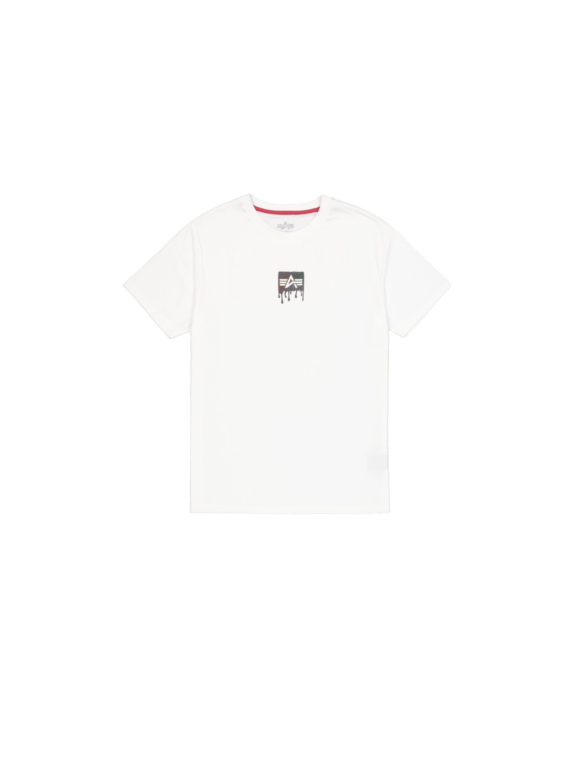 Alpha Industries - Camiseta para Hombre Dripping Camo Backprint (Paquete de 1)