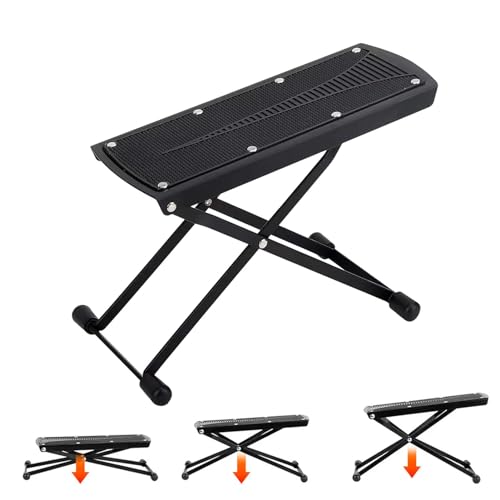Tabouret de pédicure pliable et antidérapant avec hauteur réglable