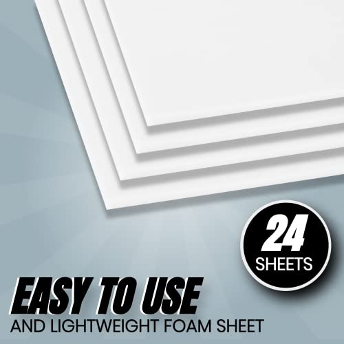 24 Ct Sheets White EVA Cosplay Foam in 9” x 12’’ Sheets; High Density Thick Foam 85 kg/m³, 2mm (1/12”); Great for Costumes, Props, Armor, Masks, Arts and Crafts Projects - Image 6