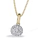 Produktbild Goldmaid Damen-Halskette 585 Gelbgold 21 Diamanten 0,25ct Kettenanhänger Brillanten Schmuck Diamantkette