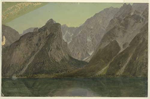 Tableau Berchtesgaden Koenigsee résout le problème des murs vides avec une toile de 60x90cm