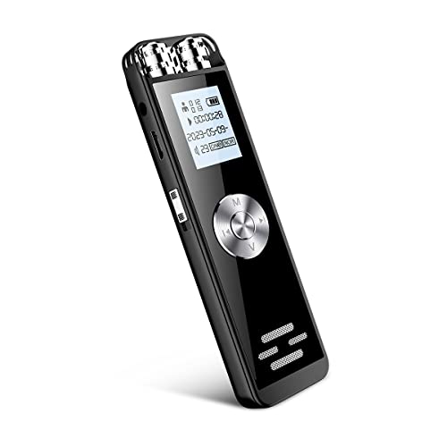 136Gb Digital Voice Recorder Voice Activated Recorder, 3072Kbps Hd Sound Tape Recorder Audio Recording Device With Playback, Mp3 Player, Password, Variable Speed, A-B Repeat, Otg(For Android Phone) #TOP5