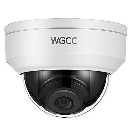 WGCC IP Poe Dome Camera,4MP WDR Vandal-Resistant Network Security Camera Outdoor with Micro SD Slot Audio Interface Support H.265 IP67 Waterproof 2.8mm Similar as hikvision DS-2CD2142FWD-IS 4mp Dome