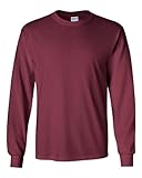 Gildan Ultra Cotton„¢ adult long sleeve t-shirt Maroon M