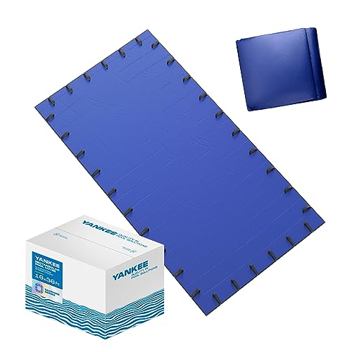 Yankee Pool Cover for 16x36 ft Rectangular Pool: Extra Thick & Durable | Sapphire Series of Premium Cold- and UV-Resistant In-Ground Pool Protection