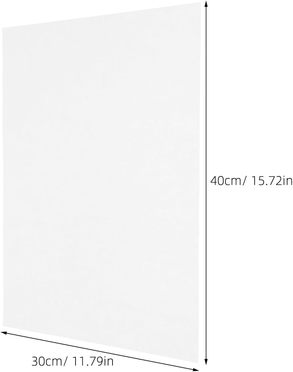 SECFOU 100pcs Non-stick Parchment Paper Sheets 30x40cm Unbleached Baking Liners for Air Fryer Steamer Oven Cooking and Bbq