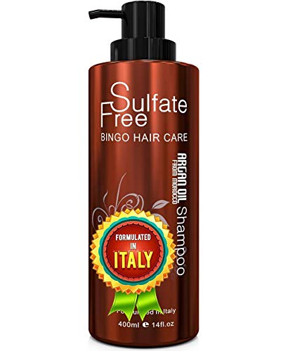 Moroccan Argan Oil Shampoo And Conditione Sulfate Free - Best For Damaged, Dry, Curly Or Frizzy Hair - Thickening For Fine/Thin Hair, Safe For Color-Treated, Keratin Treated Hair, Professional Line #TOP1
