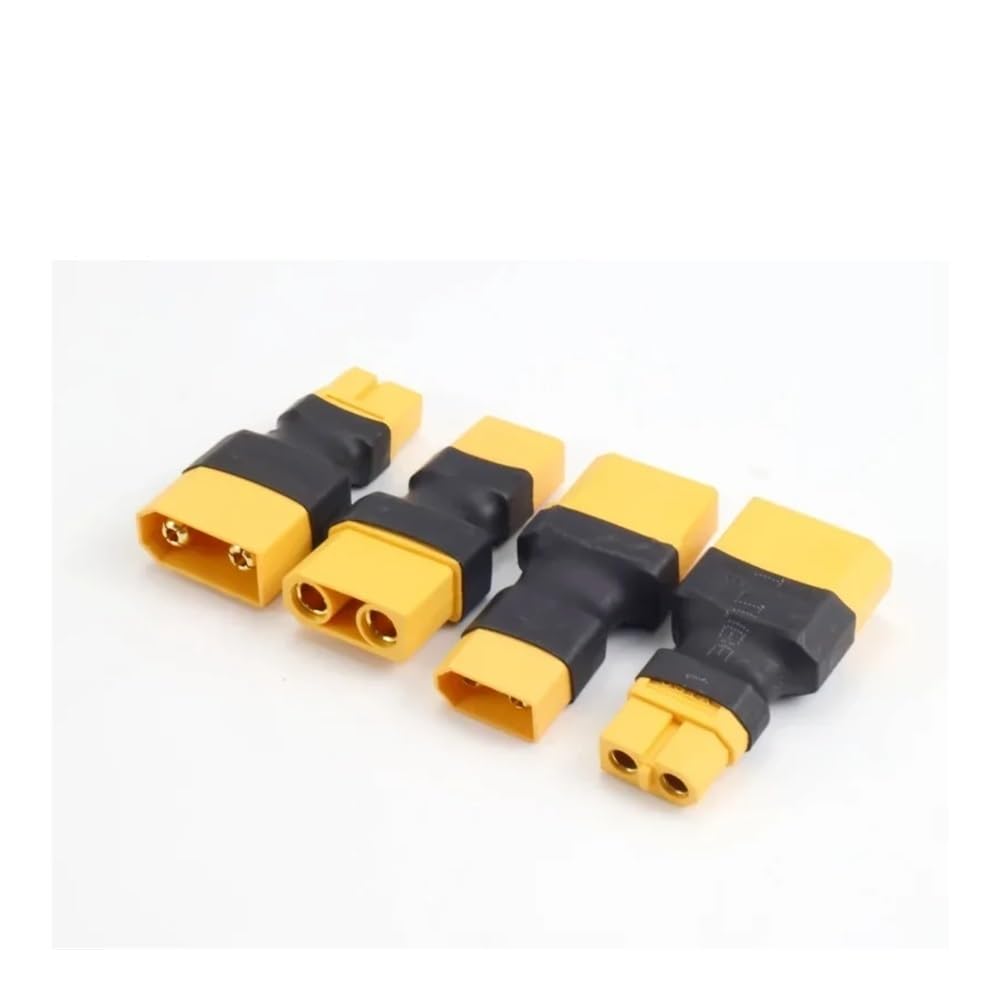 4 Stück XT60 Stecker/Buchse auf XT90 Adapterstecker passend for RC-LiPo-Akkus(2 Pair)