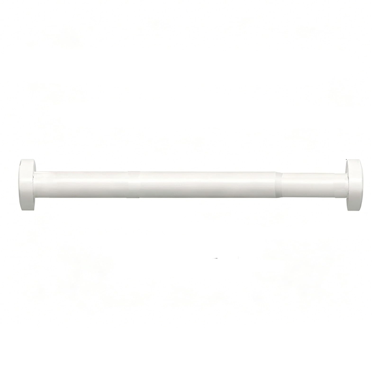 Aluminum Alloy Shower Curtain Rod, Nonslip Tension Curtain Rod, No Drill Spring Adjustable for Windows Closet Doorway Door(White,70-120cm/27-47in)