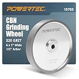 POWERTEC CBN Grinding Wheel 6 Inch 320 Grit, 1