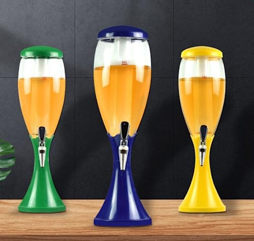 CMLLING Beer Tower Dispenser,Margarita Drink Tower with Ice Tubefor Party Home Bar Game day by CMLLING - Image 2