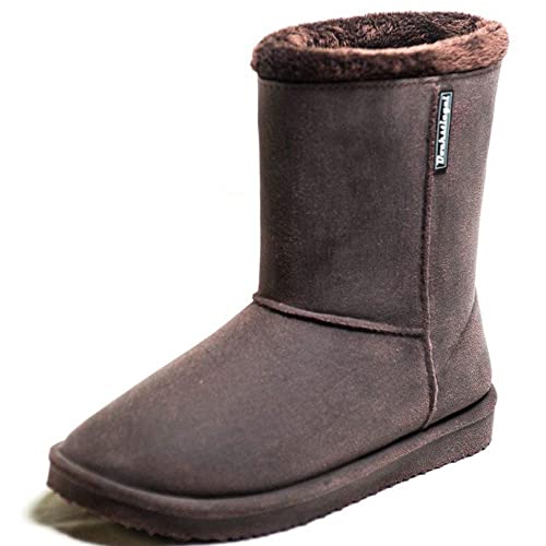 Bockstiegel, Vanessa Woman, Gefütterte Damen Gummistiefel, 100% Wasserdicht, Farbe: Dunkelbraun, Größe: 36