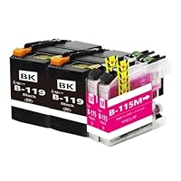 Amazon.co.jp: LC119/115 ブラザーbrother用互換インクカートリッジ