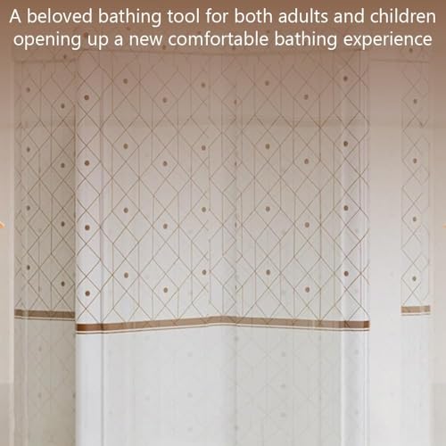 Image of YAGVIZ Foldable Soaking Tub for Adults, Portable Ice Bath Tub for Cold Water Therapy, Freestanding Foldable Bathtub for Shower, Spa, Outdoor Plunge Use