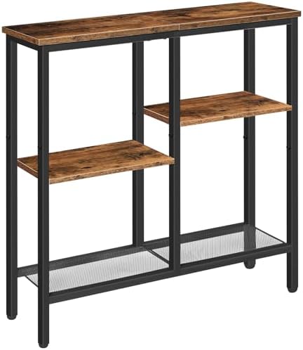 HOOBRO Mesa de Consola, Mesa Auxiliar Estrecha de 75 cm, Mesa Lat...