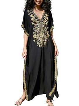 embroidery kaftan for ladies