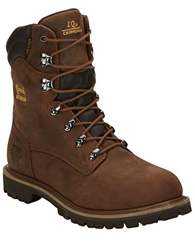 Chippewa Men's Heavy Duty Waterproof and Insulated Aged Bark 8