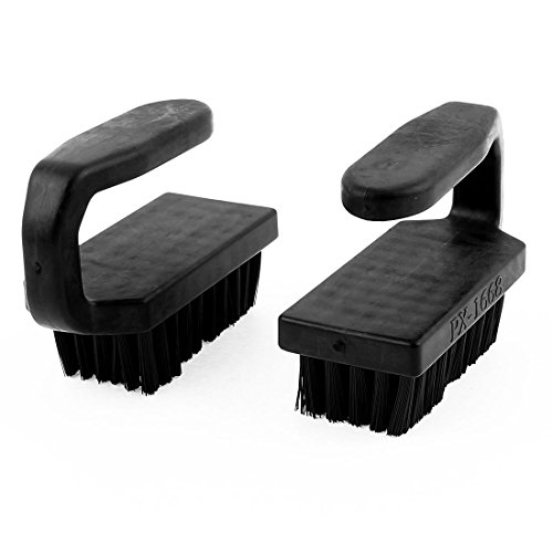 Aexit 2 Pcs Tool Sets 95 x 70 x 40mm Black U Shape Plastic Handle PCB Circuit Board Anti ESD Tool Sets Static Brush