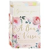 WORLD TRAVELER Eccolo Box Of Verse - 60 Scripture Cards with 4 Tabbed Dividers for Faith, Hope, Love and Comfort