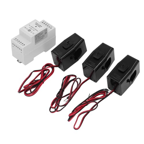 Medidor de Energía WiFi de 3 Fases con Pinza y Relé para Monitoreo de Potencia en Hogar y Negocio miniatura 3