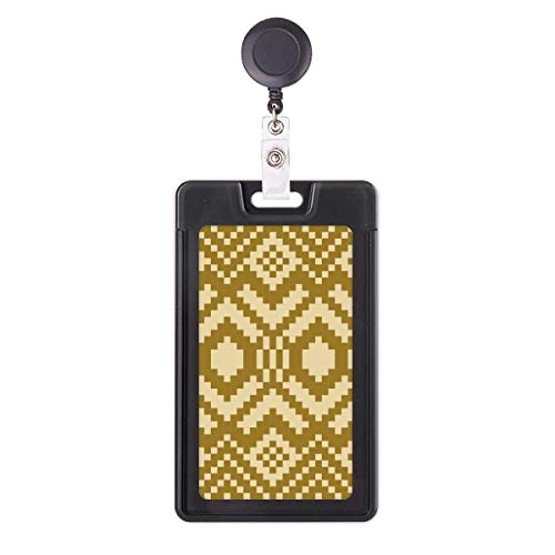 Porte-badge rétractable géométrique pour le bureau et transports urbains