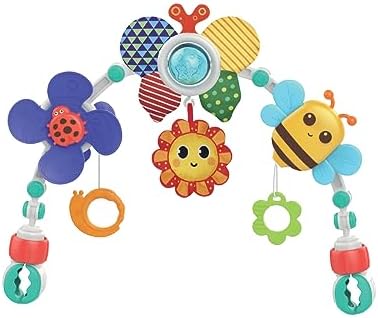 Arco com Chocalho Interativo - Encaixe Universal para Carrinho, Berço, Bebê conforto, Cadeiras 