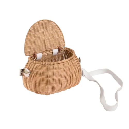 Panier de vélo pour enfant en rotin, idée cadeau d'anniversaire