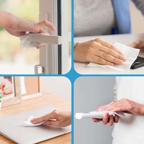 Image of Perfect Stix White MultiFold Paper Towels- Pack of 4-250ct. Total 1000 Towels. 9.2 x 9.2 Sheets. 1000 Count