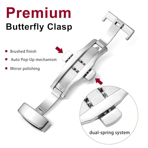EACHE Croc Grain Butterfly Band