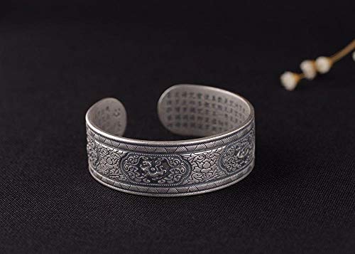 Bracelet quatre grandes bêtes mat, finitions gravées et design rétro chinois d'exception - 2