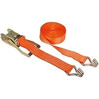 Kerbl Ratschenzurrgurt 2-teilig, orange, 50mm / 8m, Zurrkraft 4000 kg