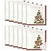Arquiel Tovaglioli Natale Set Di 12, Tovaglioli Cedro Natale Albero Rosso Di Stoffa 100% Cotone Riutilizzabili Morbido Tovaglioli Da Tavola Perfetto Per Feste,Festival, Ristoranti(45 cm x 45 cm) immagine