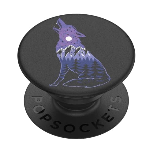 PopSockets poignée de téléphone PopGrip support rétractable Howl You Doin'