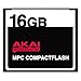 AKAI 16GB CompactFlash CF Memory Card for MPC 500, MPC 1000, and More, Compact Flash Card for Keyboards and Recording Devices - 16 GB