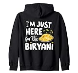 Estoy aquí para el Plato de arroz Picante de Comida India Biryani Sudadera con Capucha