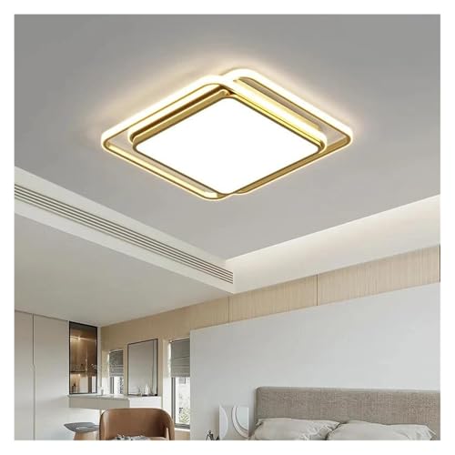 Plafonnier LED moderne dimmable 50cm carré pour le salon